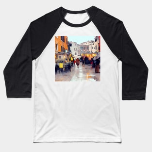 Venice on A Rainy Day Baseball T-Shirt